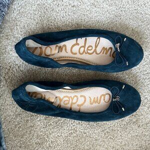 Sam Edelman Felicia Flats - 9 - Dark Teal
